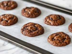 20-Minute Fudgy Chocolate Brownie Cookies Recipe is ready to serve