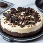 Oreo Chocolate Cheesecake is ready