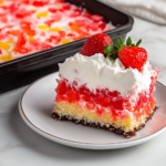 Strawberry Jello Poke Cake Recipe