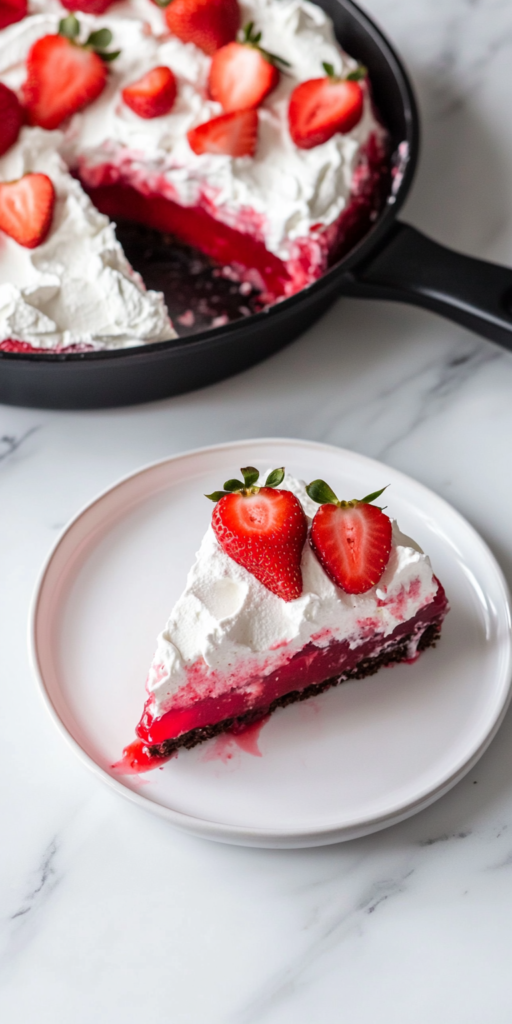 Strawberry Jello Poke Cake Recipe is ready