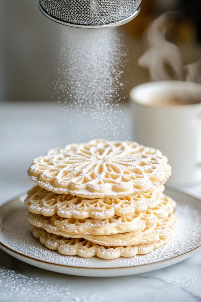 dusting-classic-pizzelle-with-powdered-sugar-for-serving