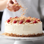 strawberry crunch cake recipe is ready