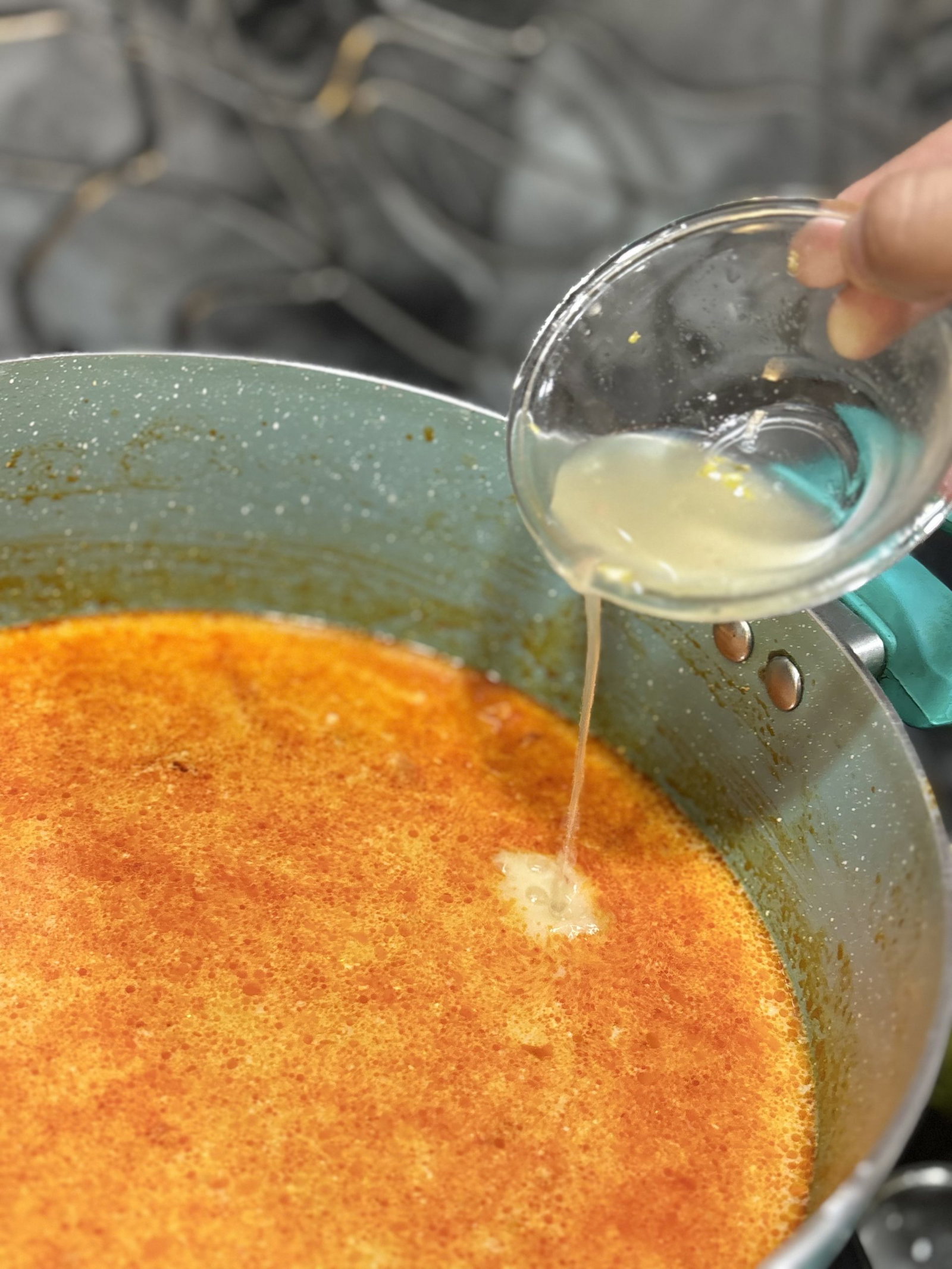 Add fish sauce, salt, pepper, and lime juice for balance.