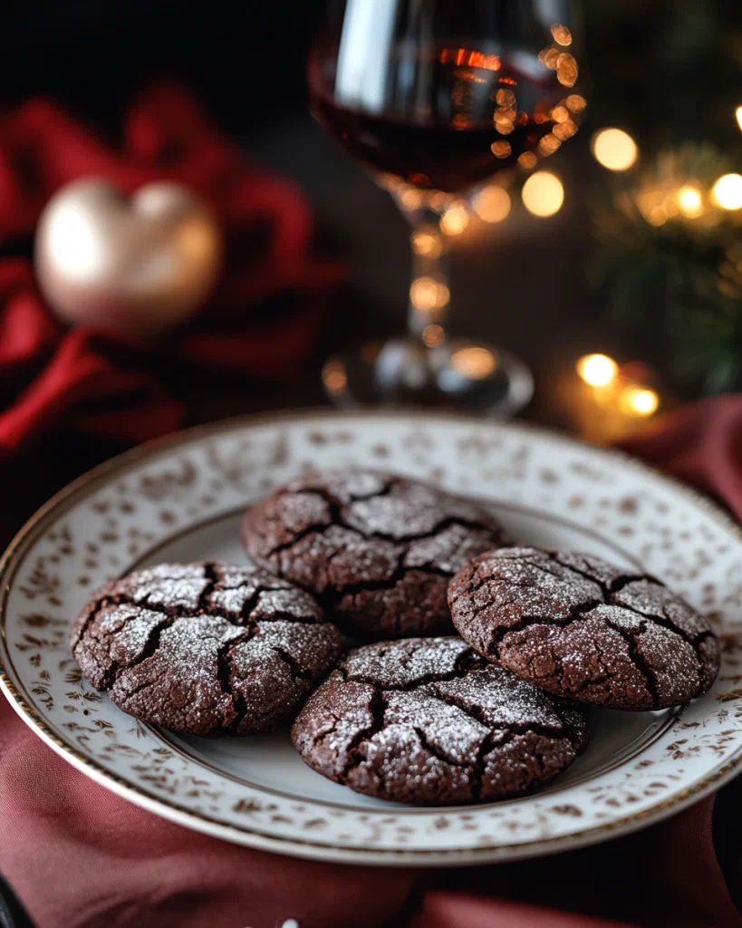 Chocolate Crinkle Cookies