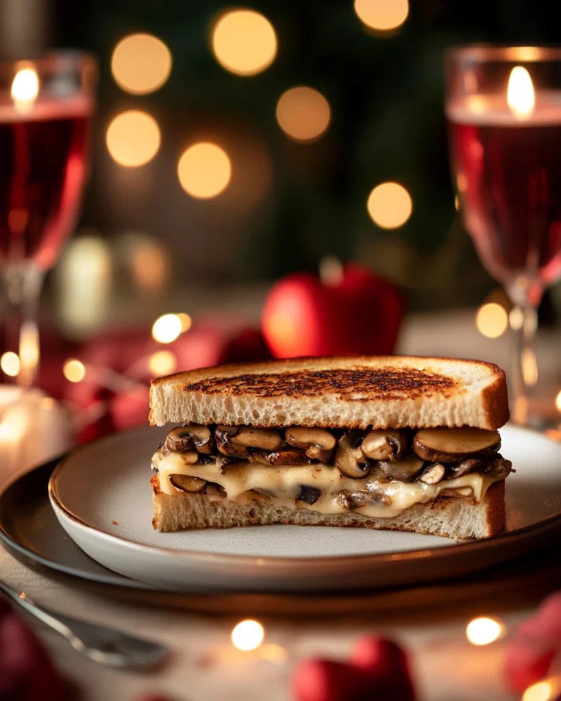 Gourmet Mushroom Grilled Cheese Sandwich