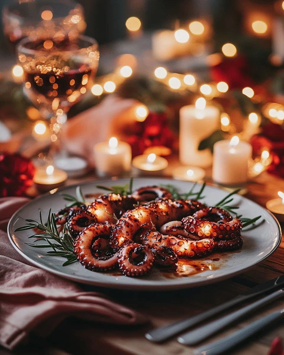 Homemade Grilled Octopus