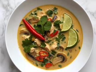 Keto Thai Curry Chicken Soup Recipe