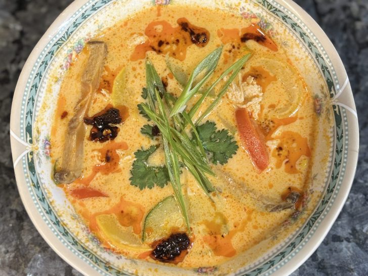 Keto Thai Curry Chicken Soup Recipe