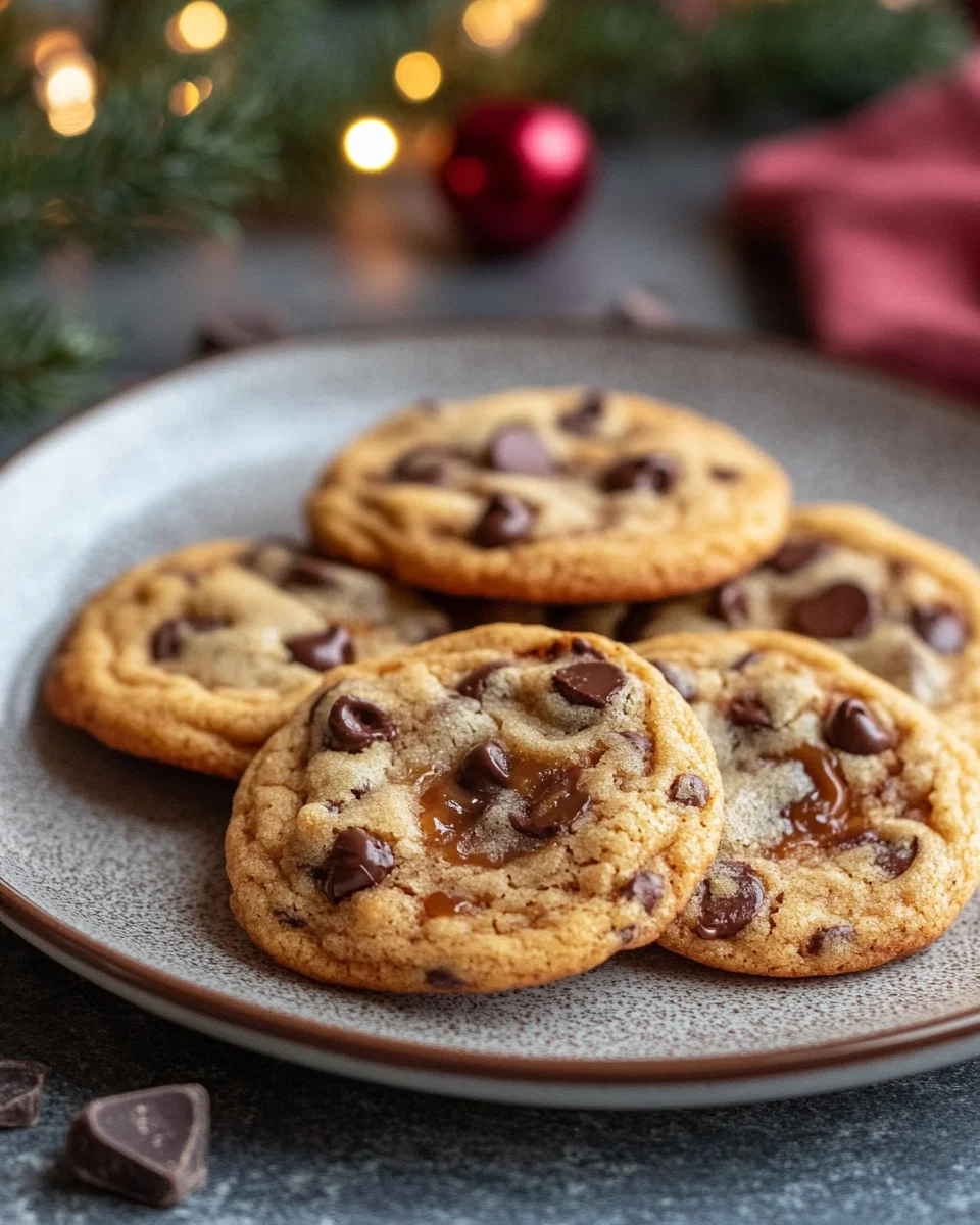 Salted Caramel Chocolate Chip Cookies