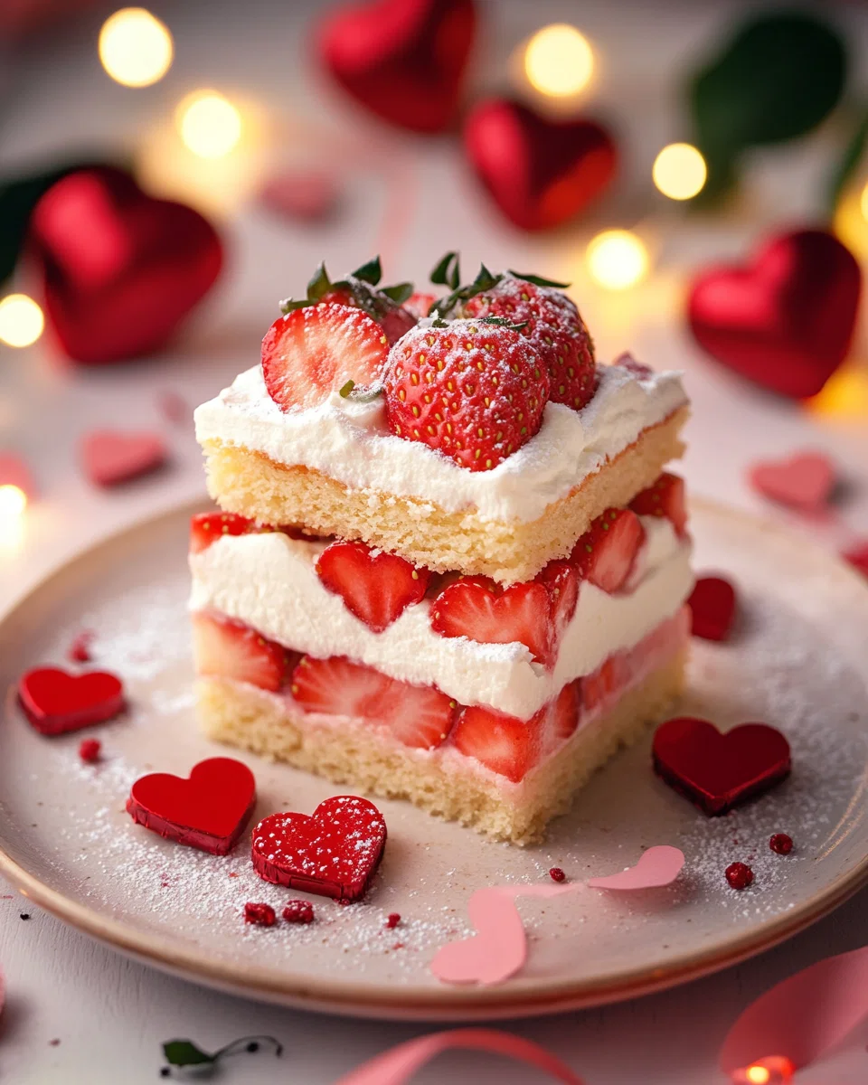 Sweetheart Strawberry Shortcake