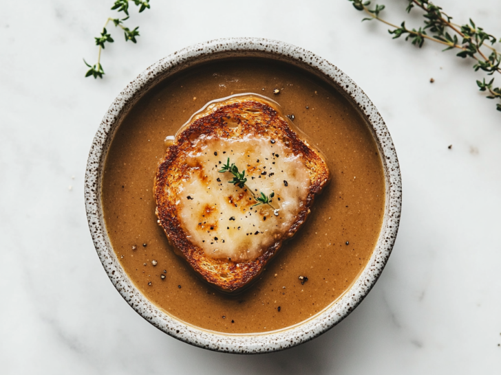 Melted Cheese Bliss: Dive into This Irresistible Low-Carb French Onion Soup