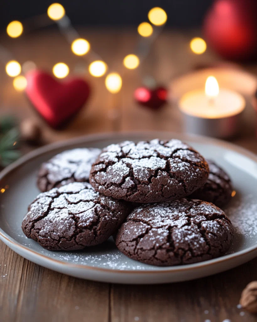Chocolate Crinkle Cookies