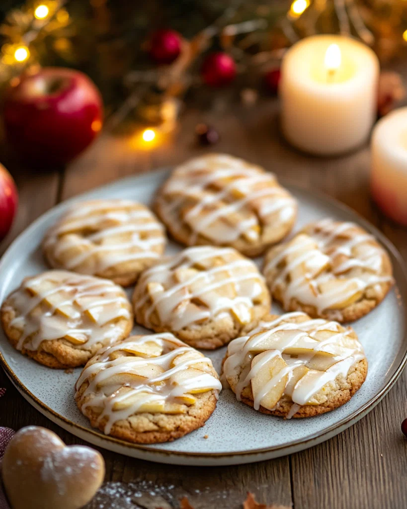 Glazed Apple Cookies