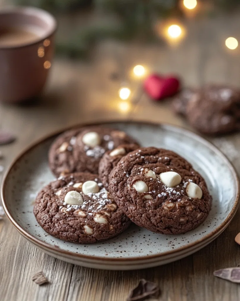 Hot Chocolate Cookies