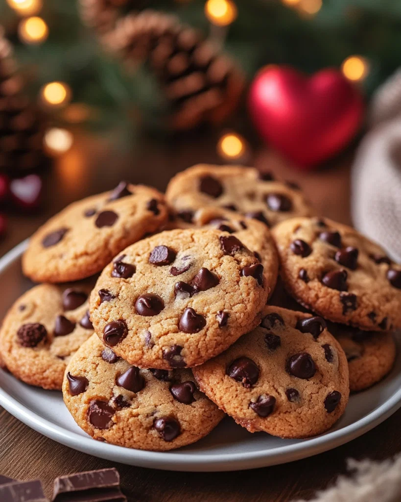 Salted Caramel Cookies with Chocolate Chips