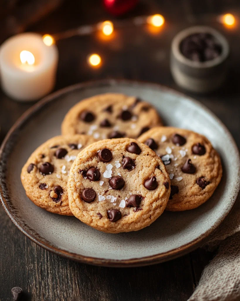 Salted Chocolate Chip Cookies
