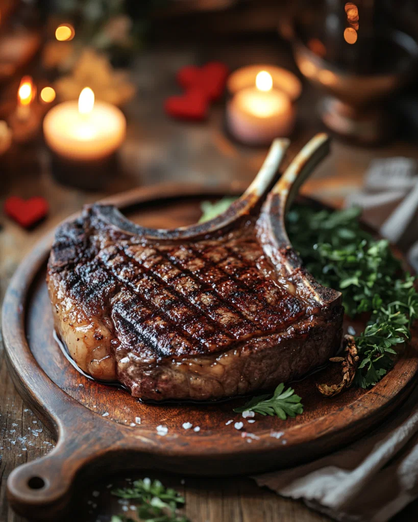 Tomahawk Steak grill