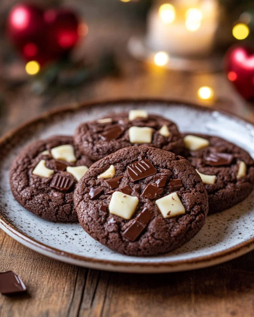Triple Chocolate Cookies