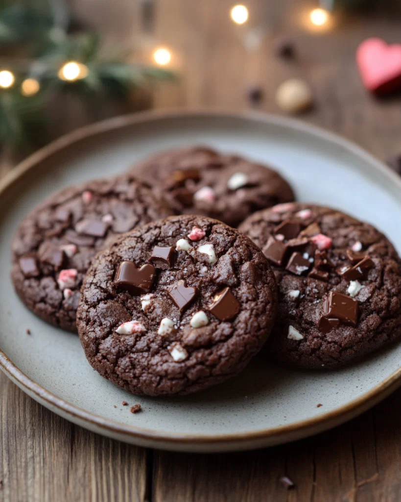 Triple Chocolate Peppermint Cookie
