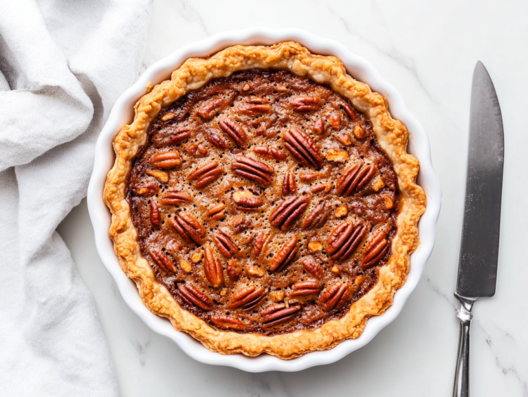 Grandma's Sweet Potato Pecan Pie Recipe is ready to serve