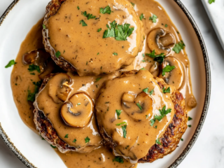 Hamburger Steak Recipe is ready to serve