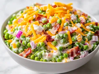 Low-Carb Pea Salad Recipe