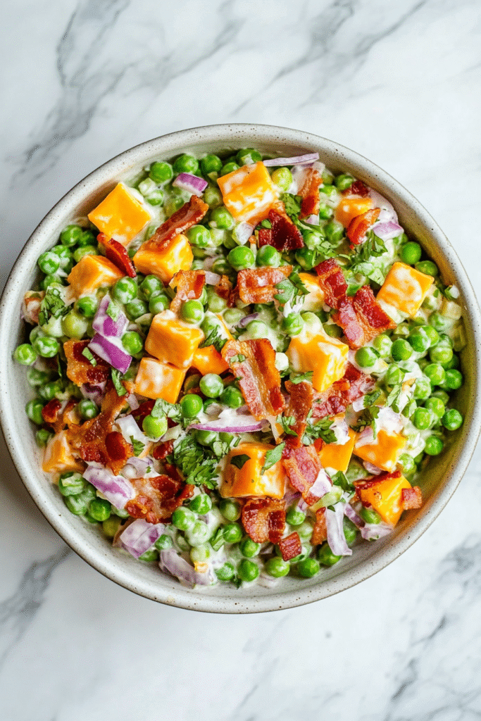 Low-Carb Pea Salad