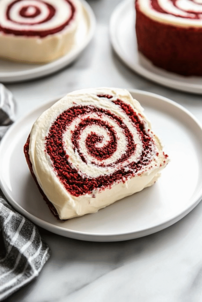 Red Velvet Cake Roll Recipe