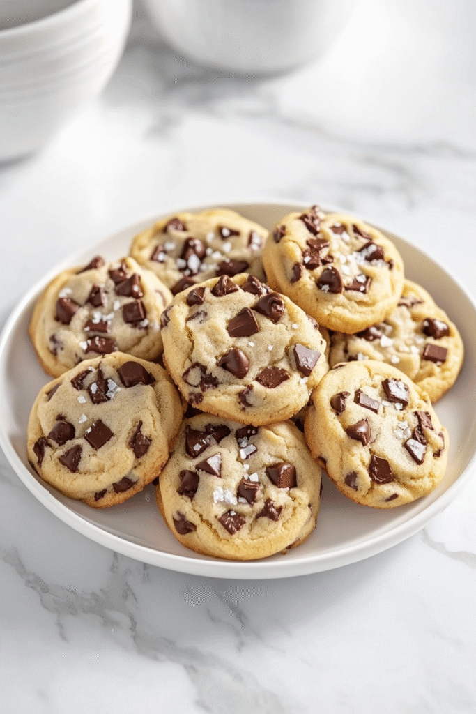 Salted Chocolate Chip Cookies