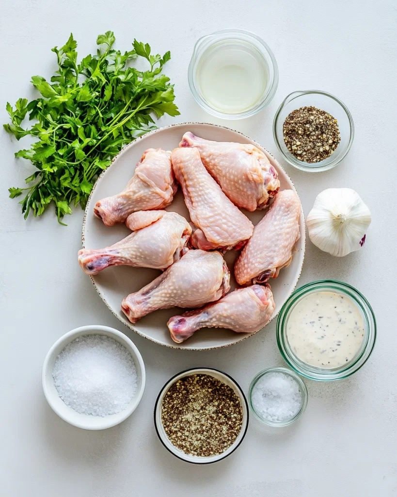 Baked Turkey Wings ingredients