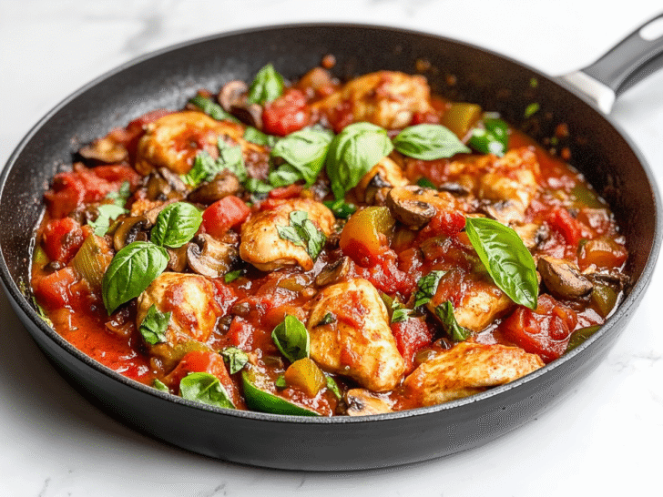 Delicious Chicken Cacciatore Recipe for Dinner!