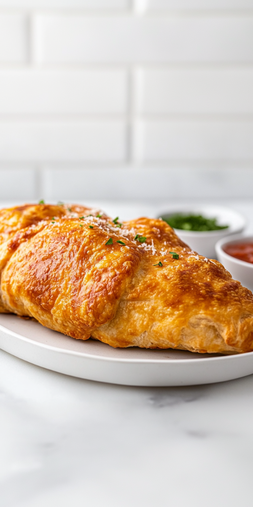 Best Chicken Calzone Recipe in 40 Minutes!