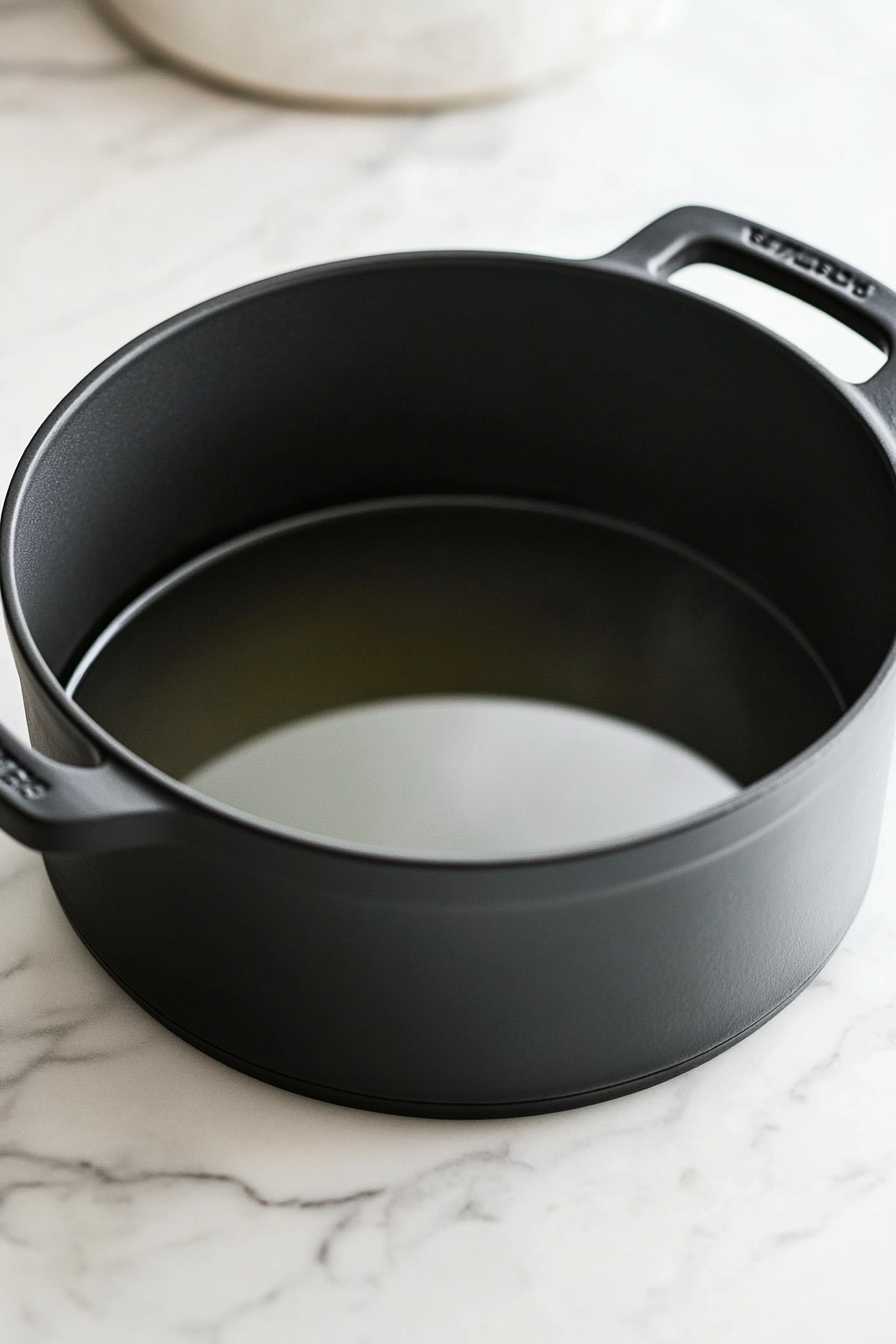 Heat olive oil in a large pot over medium heat