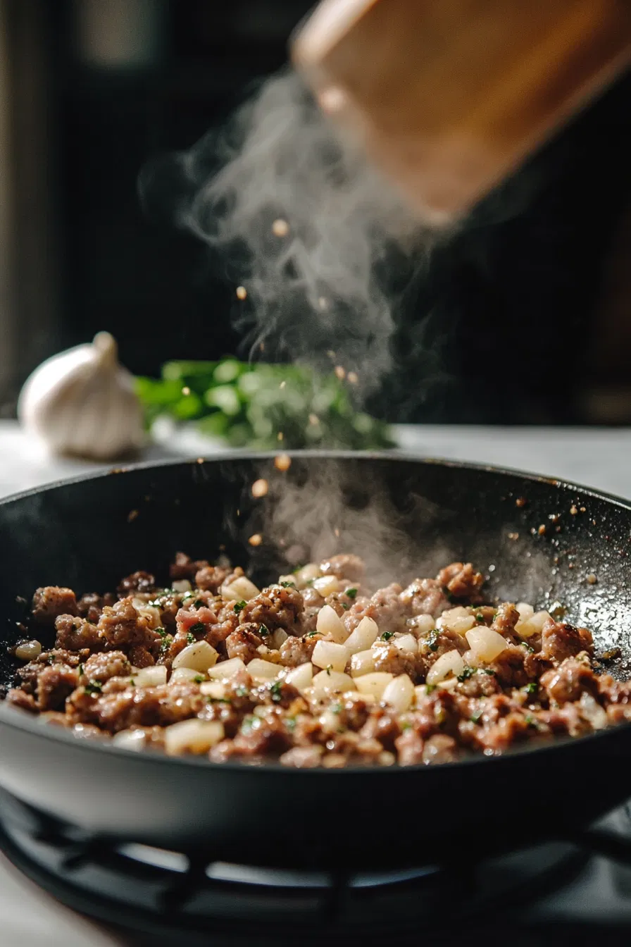 Add garlic and sauté