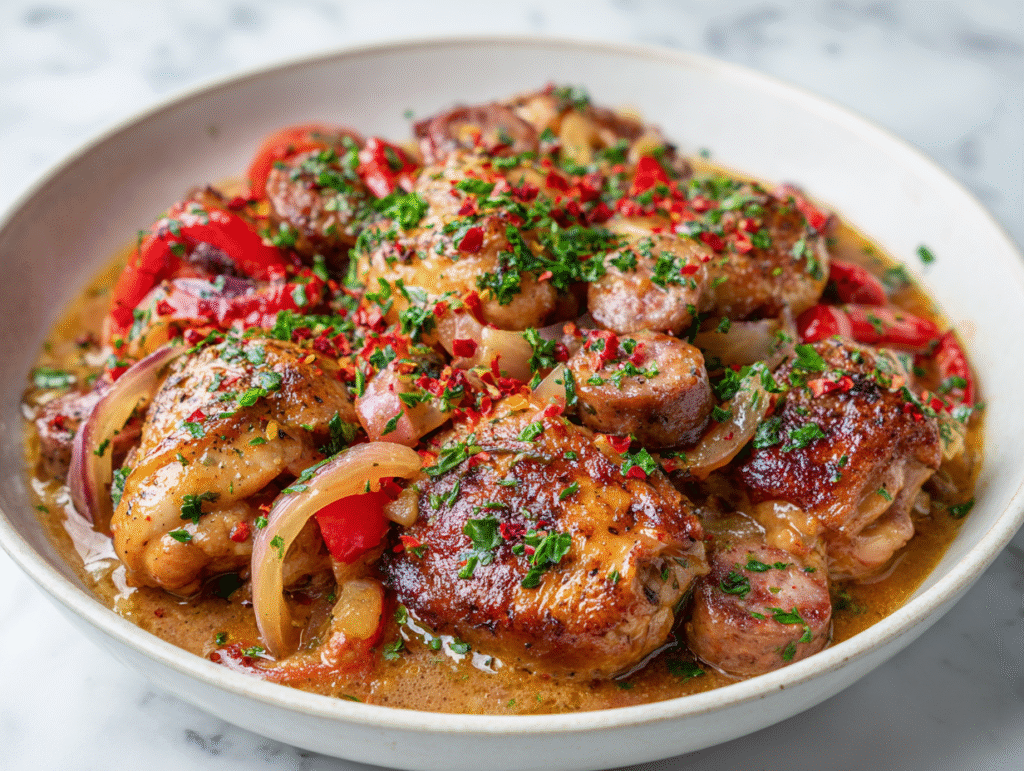 Best Chicken Scarpariello Recipe in 45 Mins!