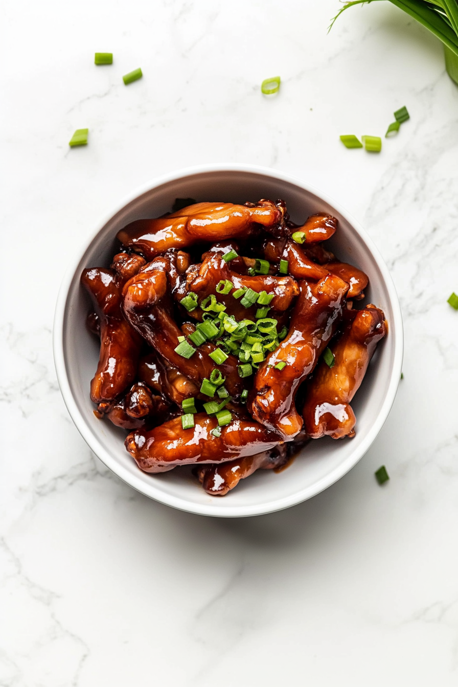 Delicious Chicken Feet Recipe: Serve hot with rice or as a snack.