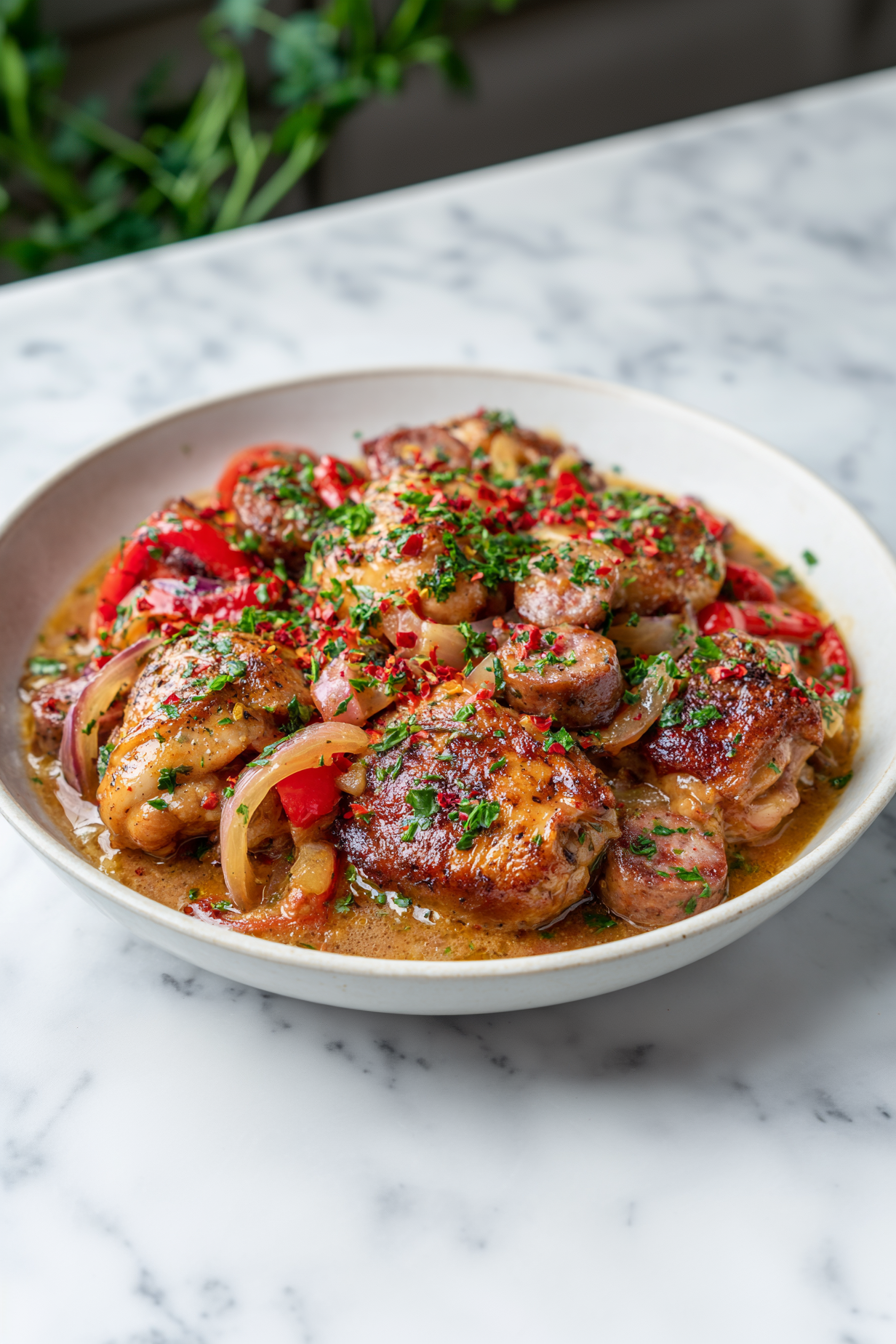 Best Chicken Scarpariello Recipe in 45 Mins!