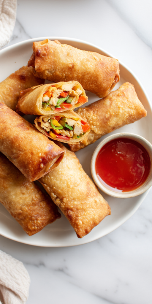 Perfect Chicken Spring Rolls Recipe!