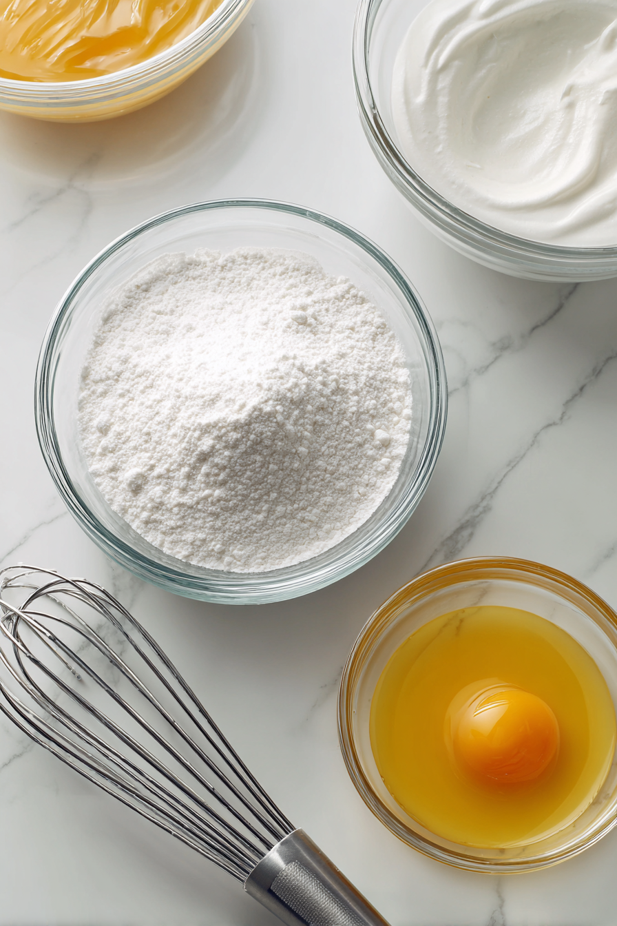 Dip marinated chicken into flour mix, then egg wash, then flour mix again (double coating).