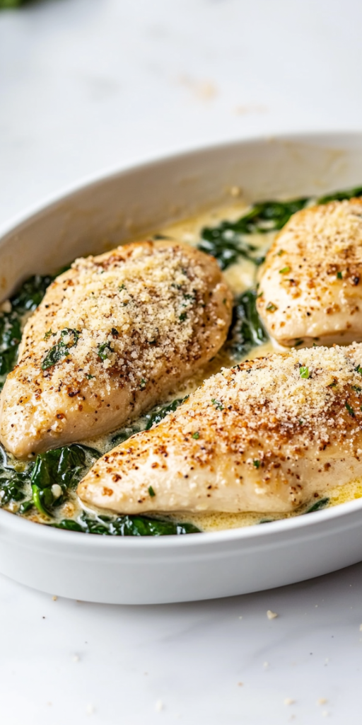 Quick and Easy Chicken Florentine in 30 Mins!