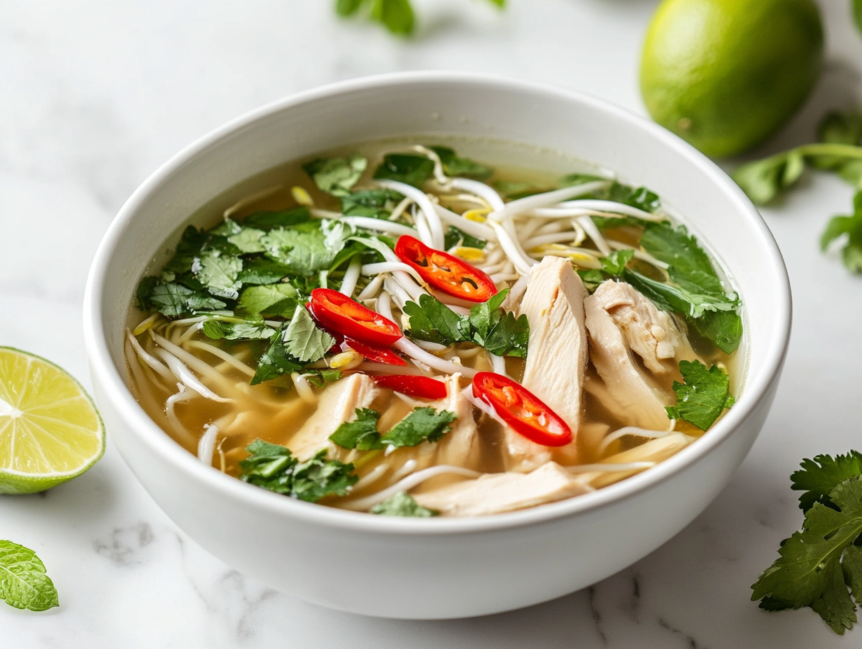 20-Minute Easy Chicken Pho Recipe!