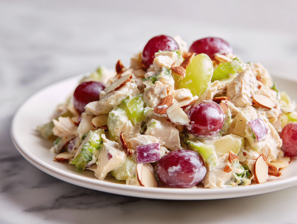 Light and Fresh Panera Chicken Salad Recipe!