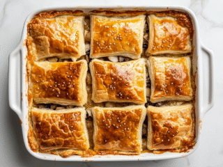 Healthy Chicken Mushroom Pie Recipe!
