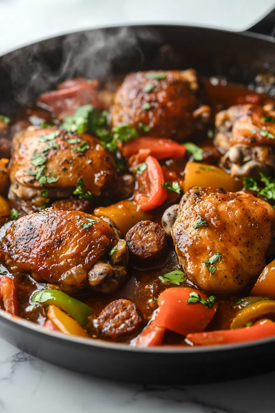 Let the sauce thicken