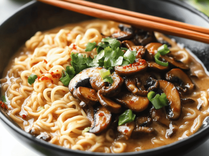 Comfort in a Bowl: Creamy Mushroom Ramen in 20 Minutes