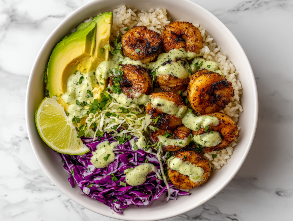 Authentic Blackened Shrimp Bowls Recipe!