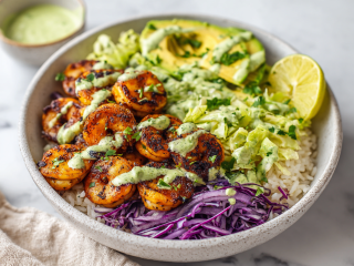 Authentic Blackened Shrimp Bowls Recipe!