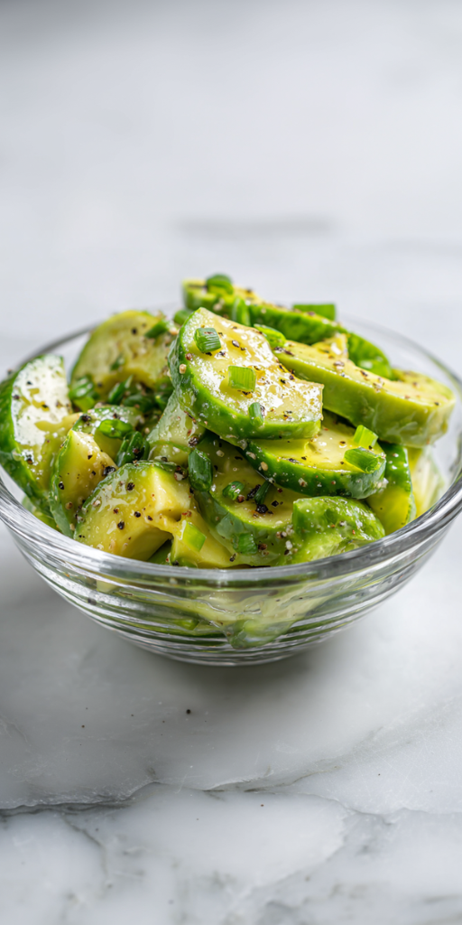 Healthy Avocado Cucumber Salad Recipe for Summer!