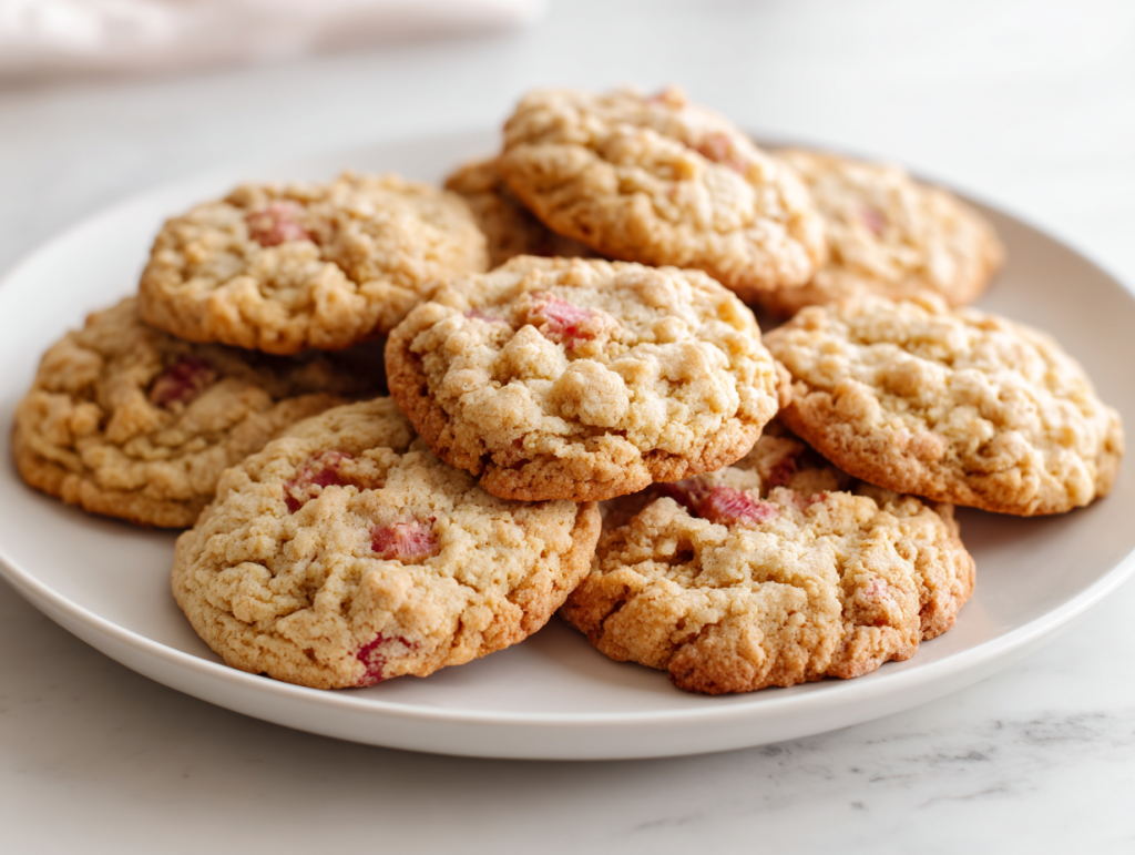 Authentic Brown Sugar Rhubarb Cookies Recipe!