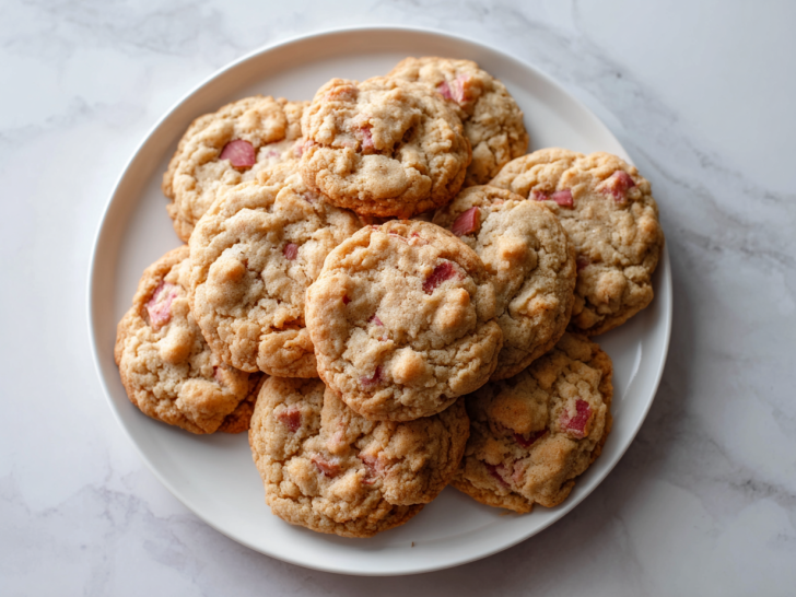 Authentic Brown Sugar Rhubarb Cookies Recipe!